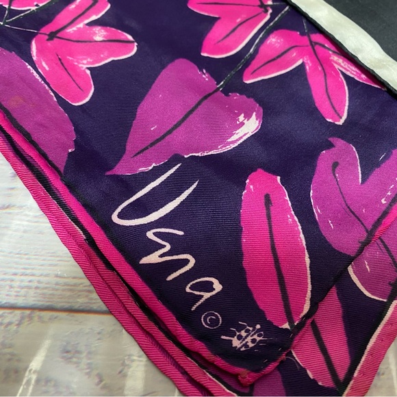 Lot of 3 Vintage Square Scarves; 2 Vera Neumann, 1 Anne Klein. - Picture 4 of 9